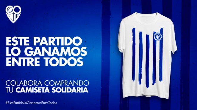 El Málaga lanza una camiseta benéfica