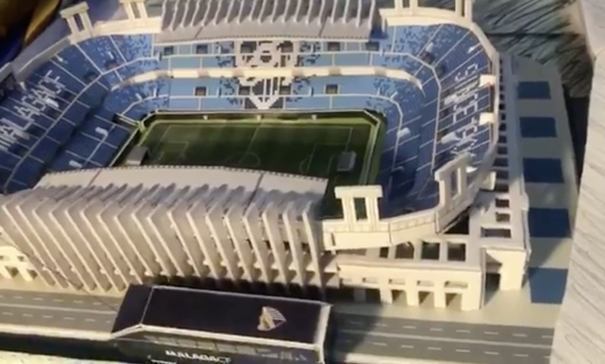 Recibimiento virtual Málaga CF