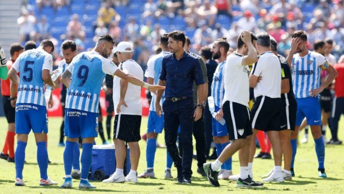 Un día de calor este curso en La Rosaleda