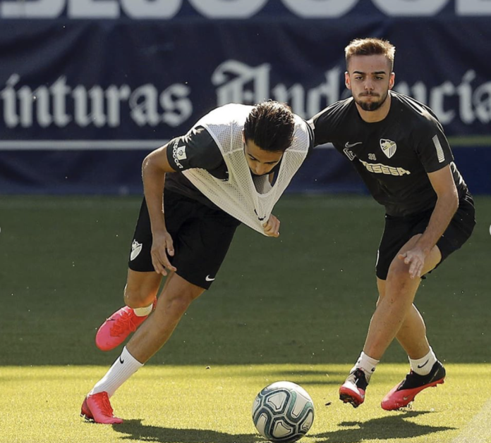 Los jugadores malaguistas cumplen dos semanas de entrenos