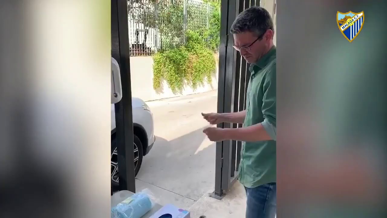 Instrucciones para los jugadores del Málaga en La Rosaleda