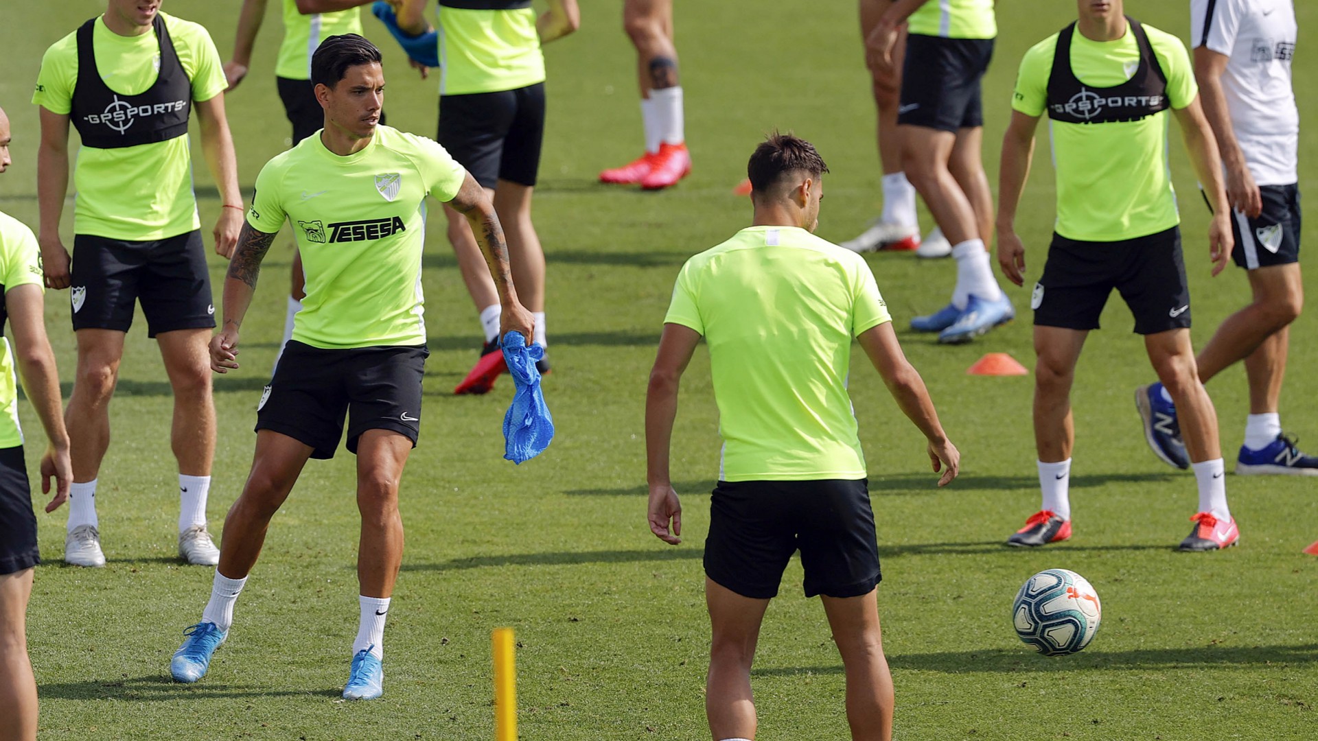 Renato durante un entrenamiento esta semana