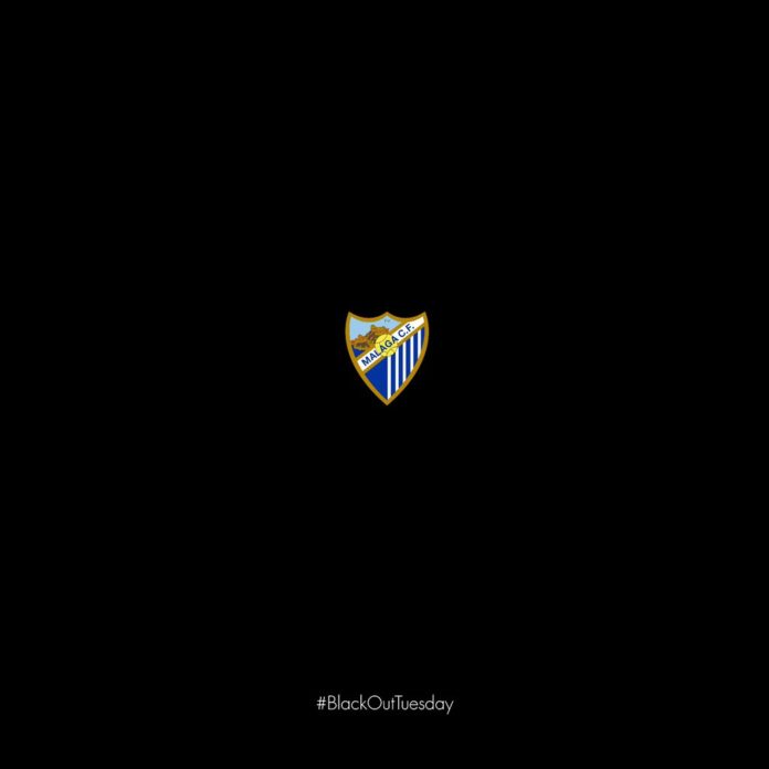 El #BlackOutTuesday del Málaga CF