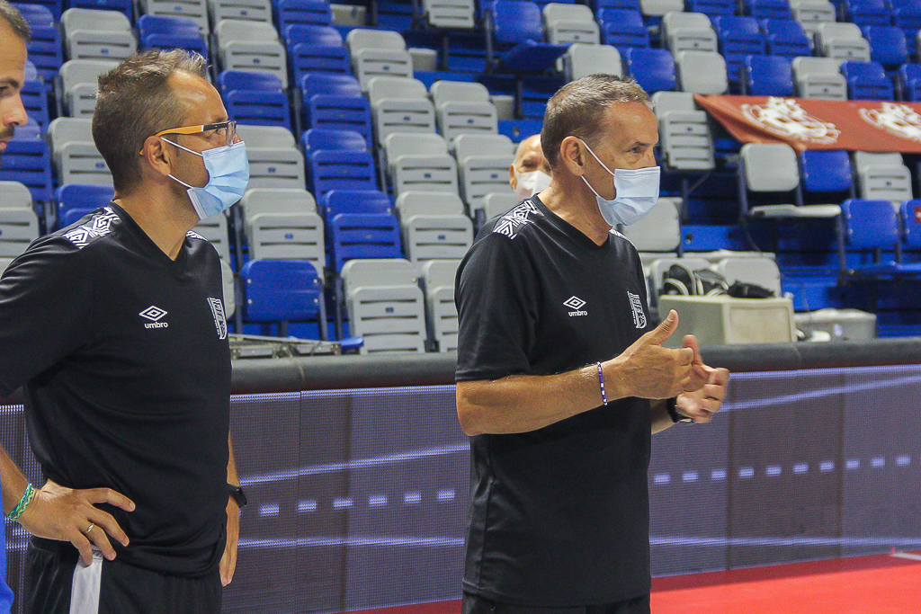 Moli y Tete entrenamiento previa playoff ascenso