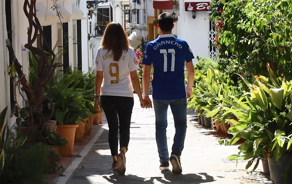 Campaña del Marbella para que la ciudad de blanquilla