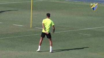 Hicham entrenamiento Málaga