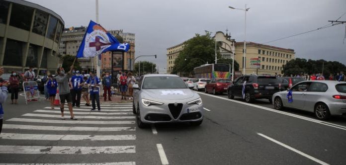 Manifestación por las calles de A Coruña