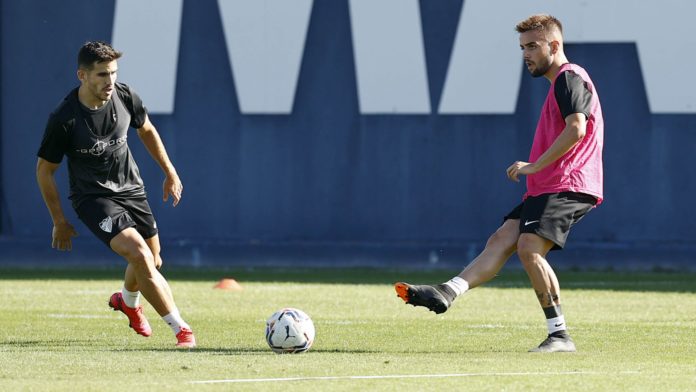 Ismael Casas en el entrenamiento