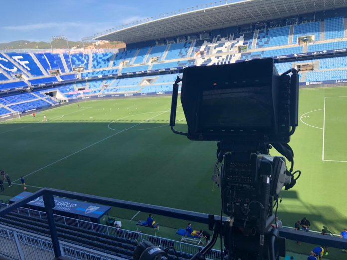 Cámara televisión cómo y dónde ver Málaga-Oviedo