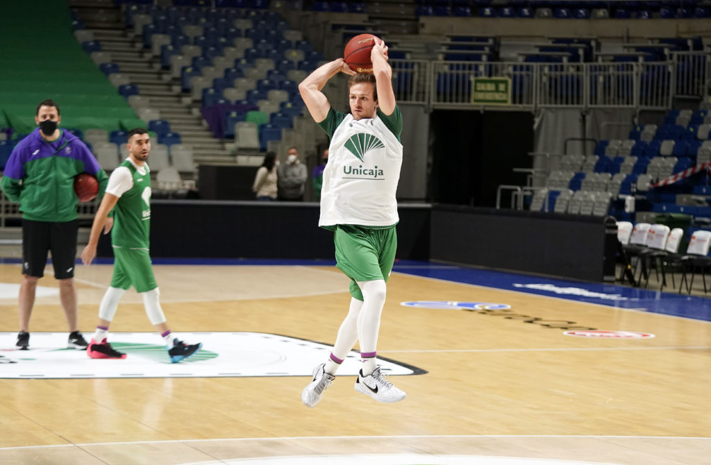 Frankie Ferrari entrenamiento Unicaja