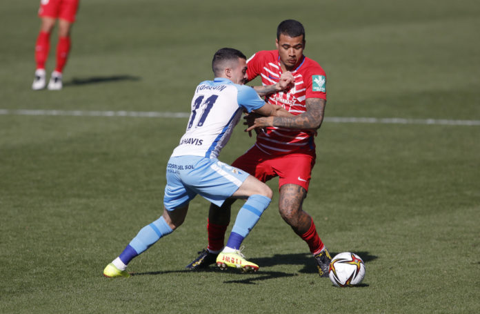 Joaquín y Kenedy en el Málaga-Granada