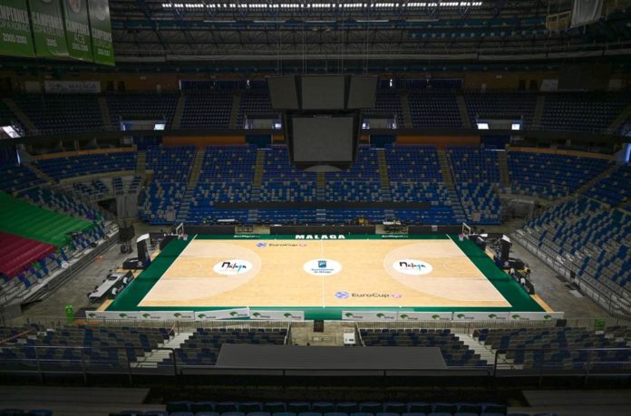 nuevo parquet verde Martín Carpena