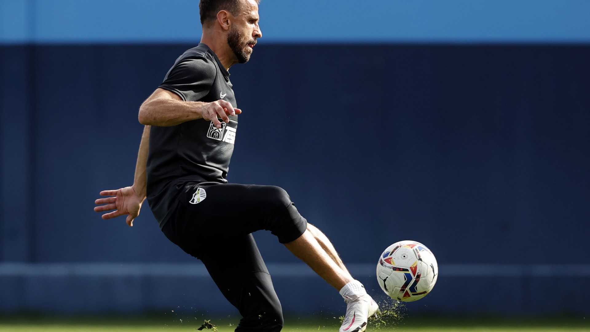 entrenamiento Málaga previa Sporting