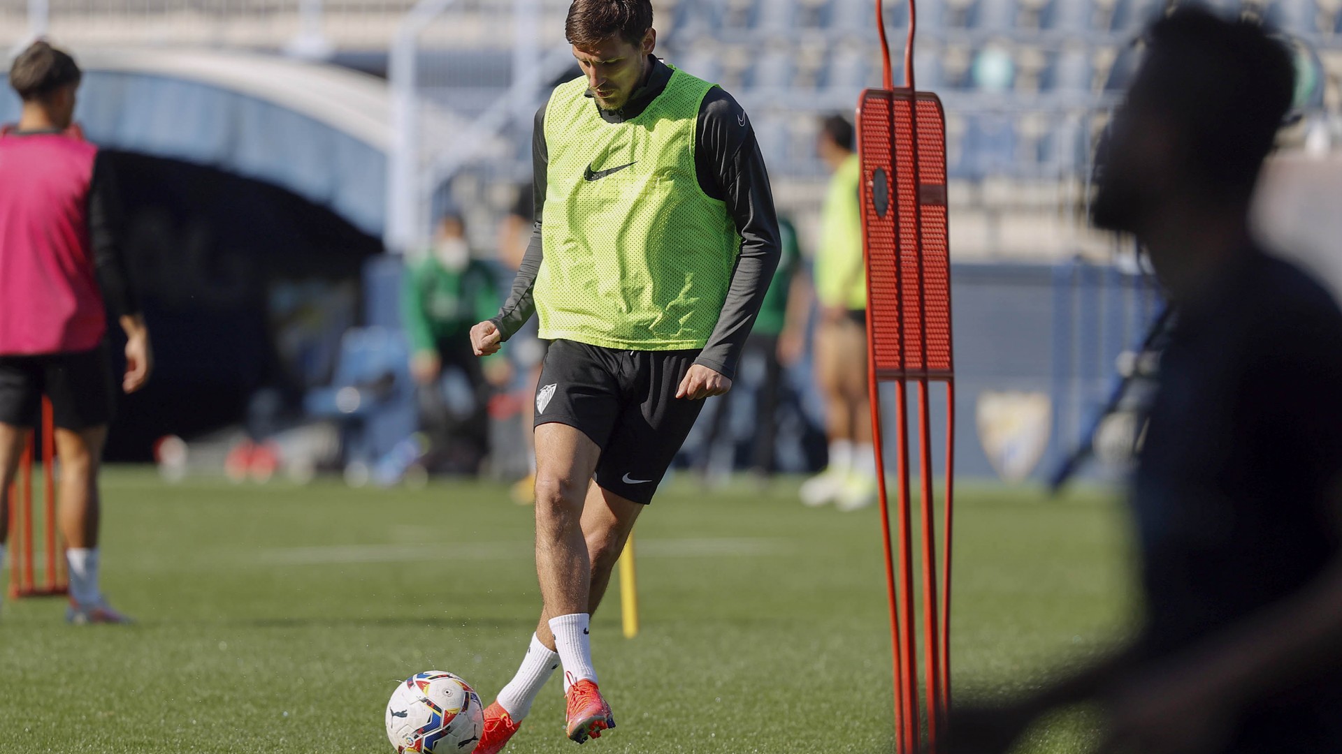 Scepovic primer entrenamiento Málaga