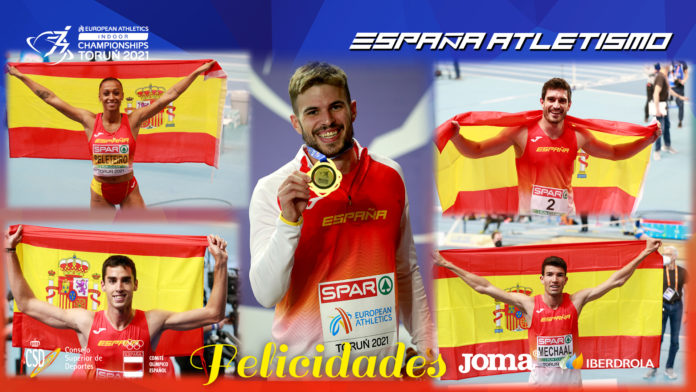 atletismo español europeo cinco medallas