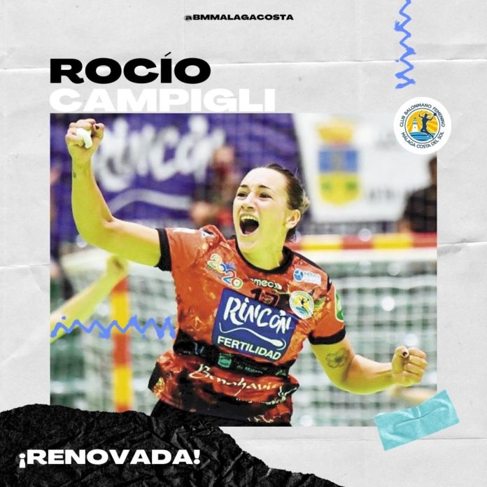 Rocío Campligli, renovada con el Costa del Sol Málaga