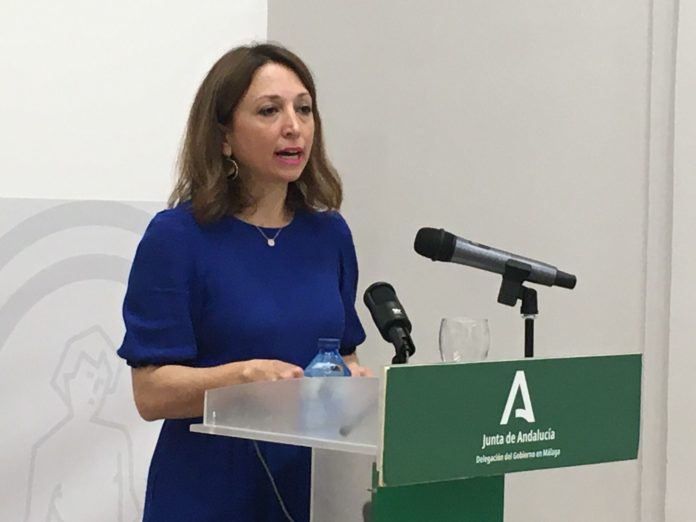 Patricia Navarro preside un acto celebrado en la Delegación del Gobierno andaluz de Málaga