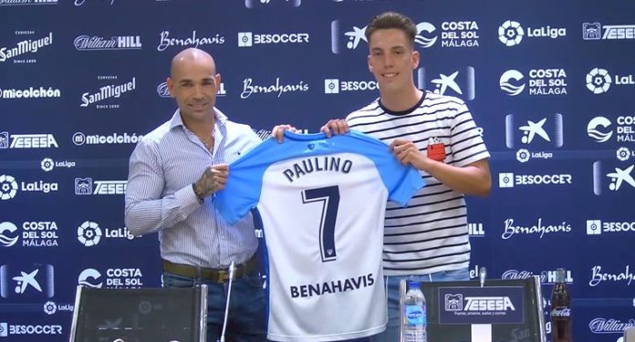 Paulino de la Fuente, el nuevo '7' del Málaga CF