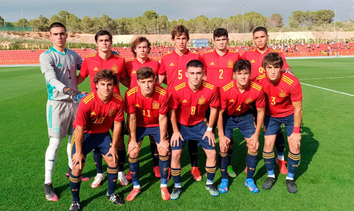 El malaguista Loren, titular en la goleada de la sub-19 a México