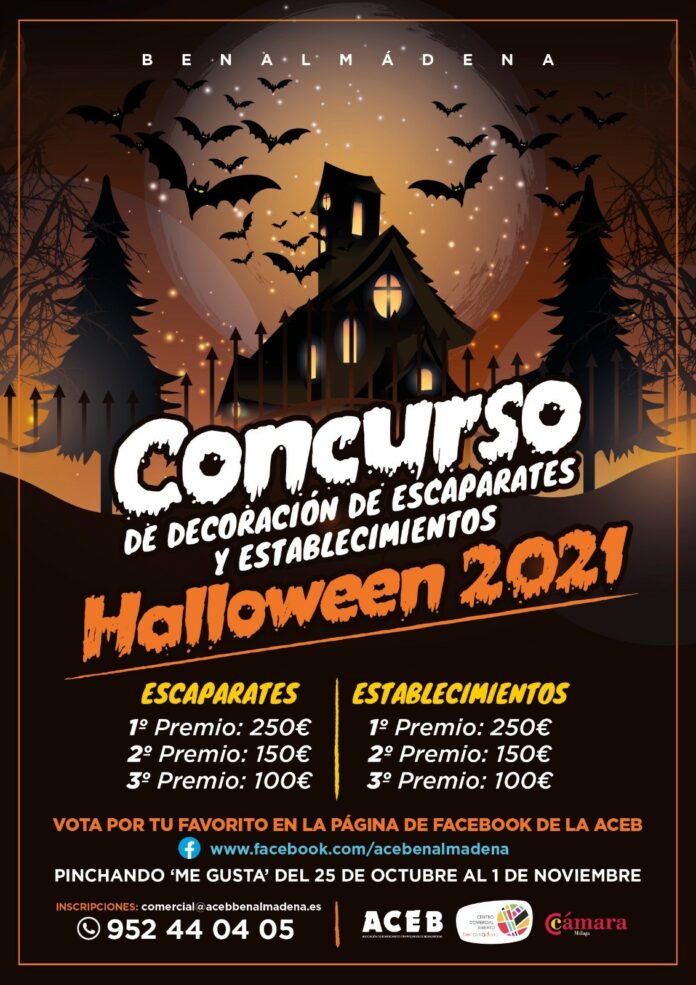 La ACEB convoca el concurso de decoración de Halloween, con 1.000 euros en premios en metálico