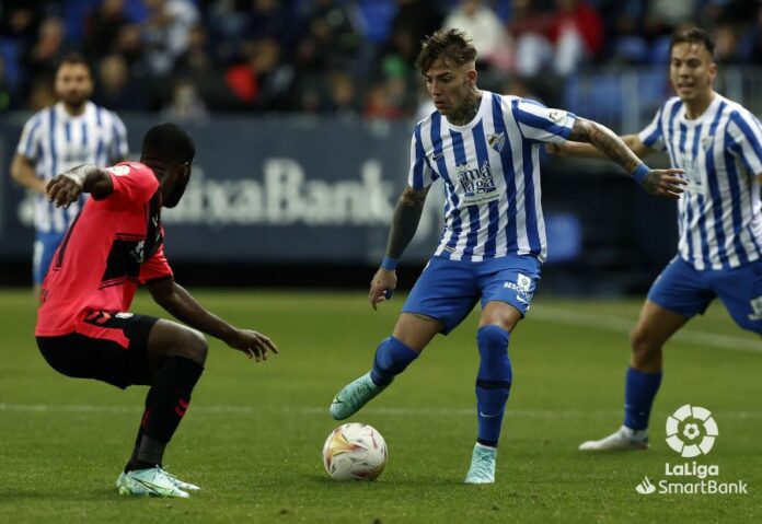 Brandon durante el encuentro frente al Tenerife