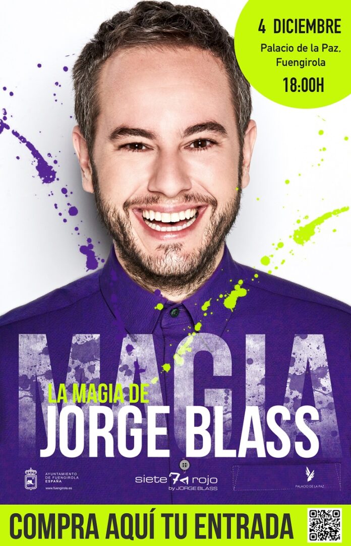 Jorge Blass regresa al Palacio de la Paz de Fuengirola con un espectáculo de magia