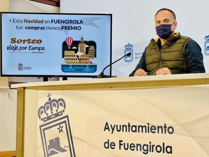 El Ayuntamiento de Fuengirola incentiva las compras en los comercios locales estas navidades con el sorteo de un viaje por Europa