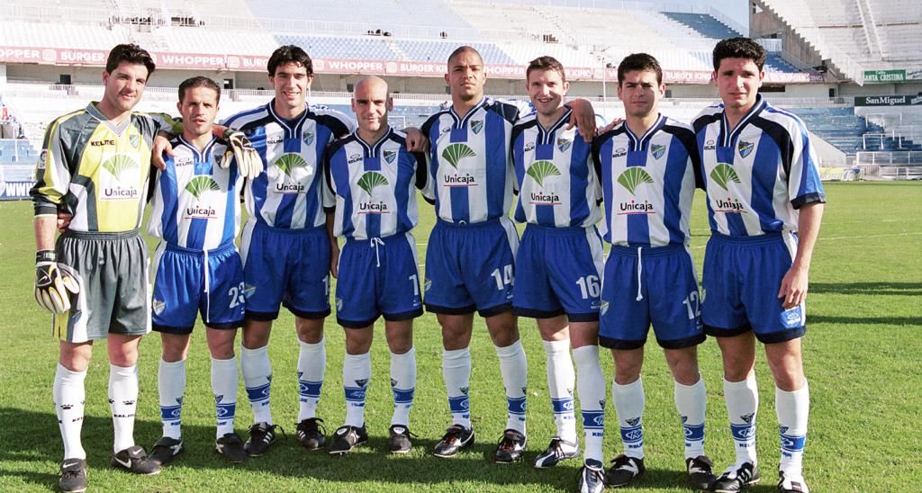 Foto de familia del Málaga CF 