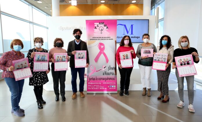 La Diputación de Málaga vuelve a colaborar con la asociación ASAMMA para promover la prevención del cáncer de mama a través de un calendario solidario