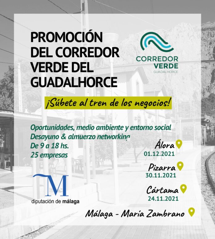 La Diputación de Málaga organiza un tour de empresas para dar a conocer las oportunidades de negocio en los municipios del Corredor Verde del Guardalhorce