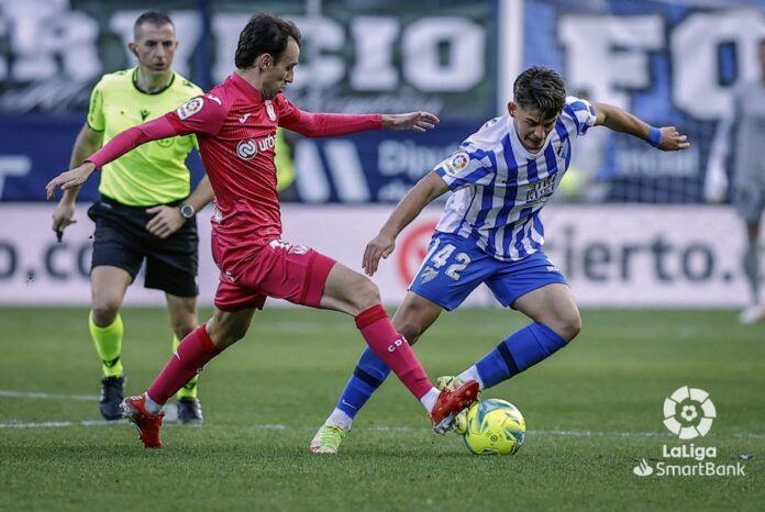 Dani Lorenzo, jugador del Málaga CF