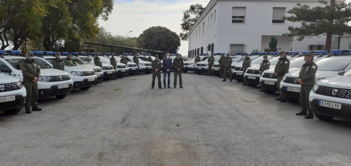 La Junta entrega 35 vehículos nuevos a los Agentes de Medio Ambiente de Málaga