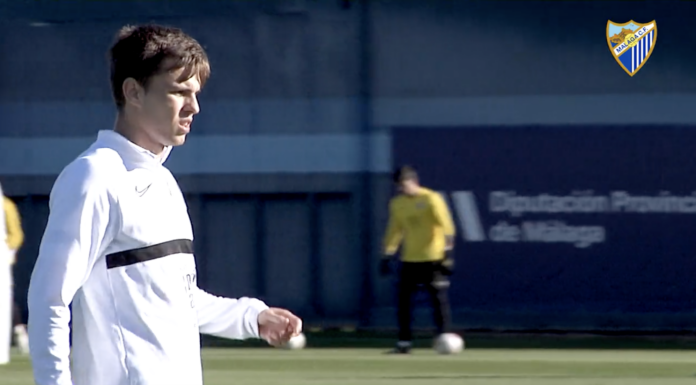 Aleix Febas en el entrenamiento