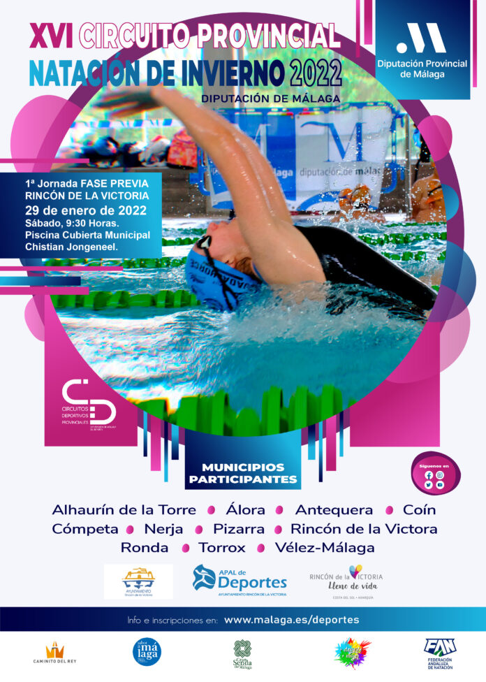 Rincón de la Victoria abre el Circuito provincial de Natación de Invierno de la Diputación de Málaga