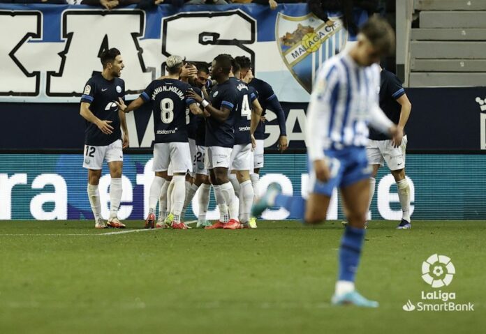 El Ibiza festeja en La Rosaleda