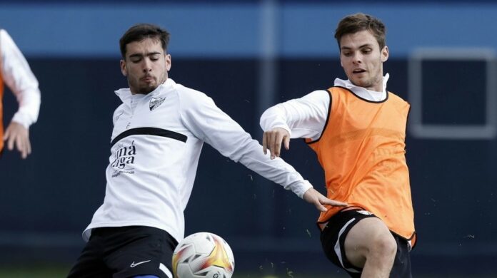 Ramón y Febas en un entrenamiento