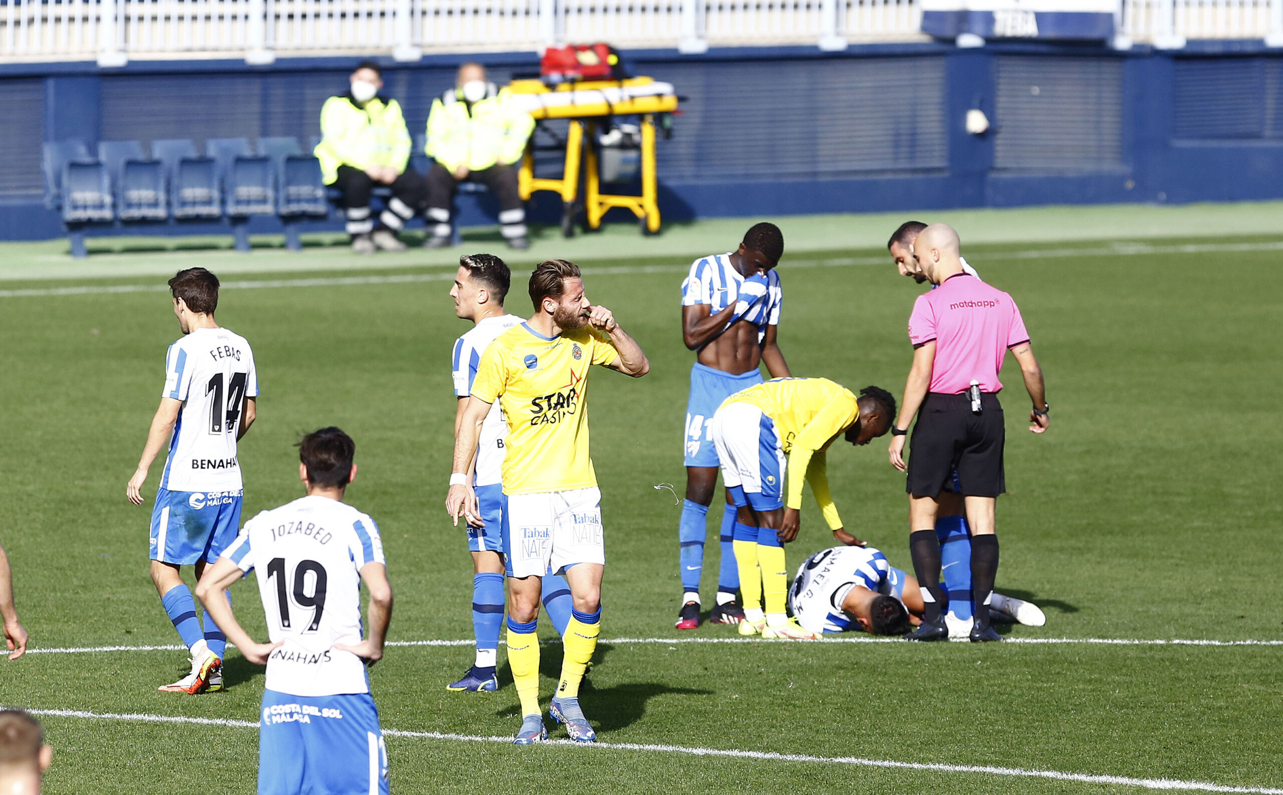 Partido amistoso del Málaga-Waasland Sporking belga. MARILÚ BÁEZ