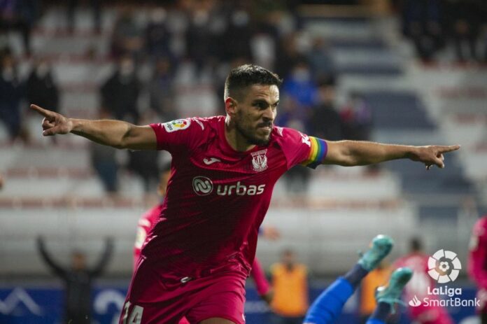 Recio celebra el tanto anotado a la SD Amorebieta | LaLiga