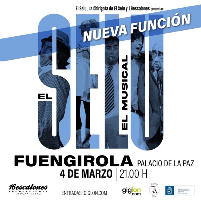 ‘El Selu’ ofrecerá una segunda función de su musical el 4 de marzo en el Palacio de la Paz