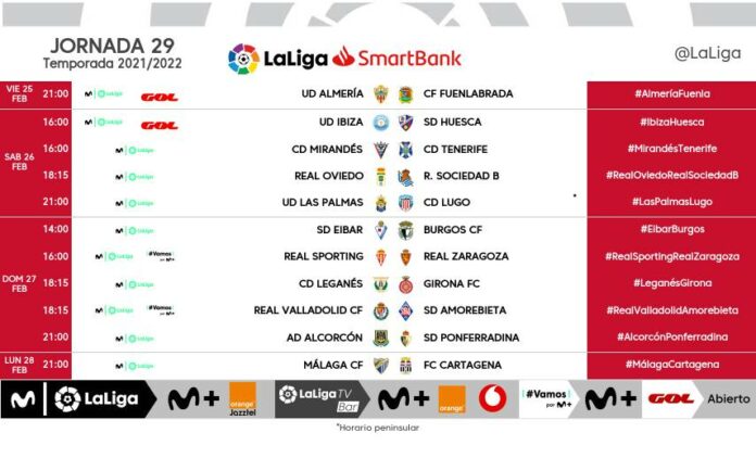 Horario prime time para el Málaga Cartagena