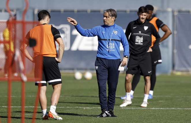 Natxo González, en el entrenamiento