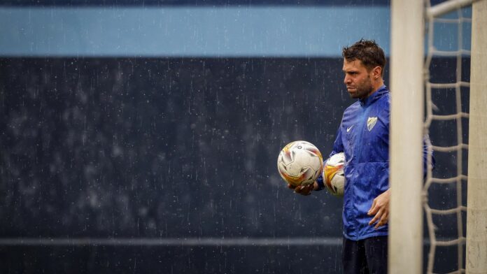 Dani Lima, entrenador de porteros del Málaga CF en el Anexo