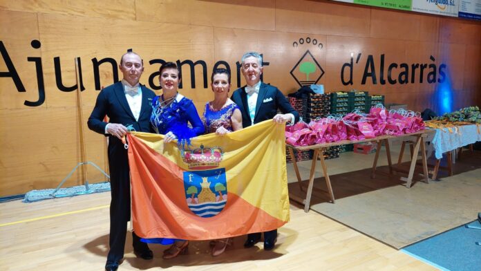 Dos parejas de Benalmádena suben al podio en dos trofeos nacionales de baile deportivo