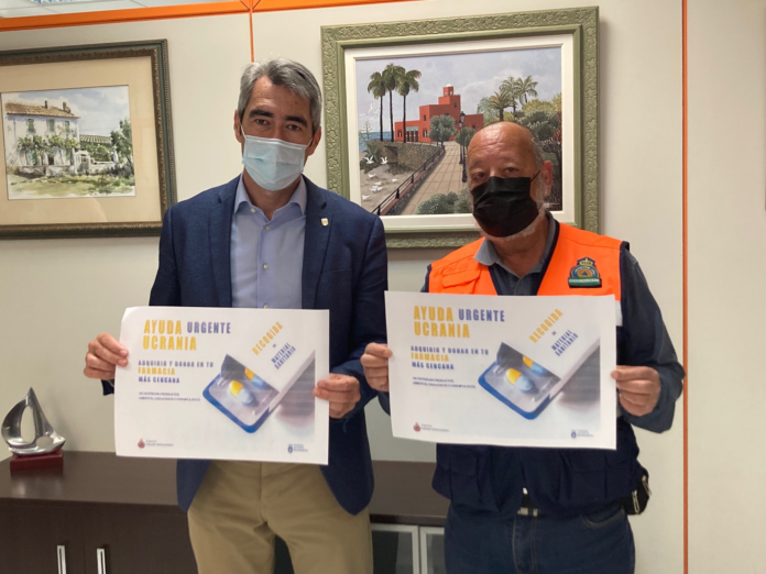 Protección Civil de Benalmádena impulsa una campaña de recogida de productos de primeros auxilios para Ucrania