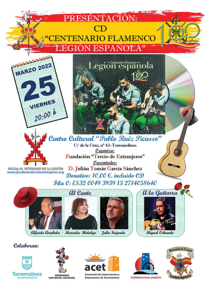 Presentación del CD Centenario Flamenco Legión Española