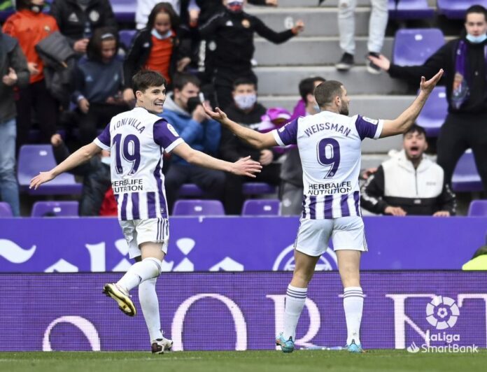 Weissman, delantero del Valladolid que suma ya 14 goles en LaLiga SmartBank