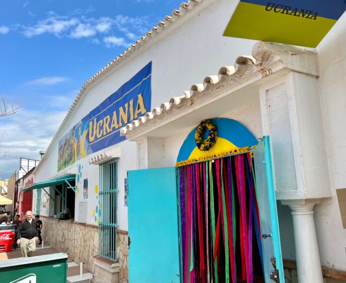 La caseta de Ucrania en la Feria Internacional de los Países de Fuengirola será un espacio de apoyo y homenaje a las víctimas de la guerra La caseta de Ucrania en la Feria Internacional de los Países de Fuengirola será un espacio de apoyo y homenaje a las víctimas de la guerra