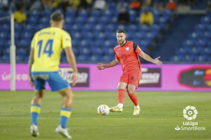 Peybernes en el encuentro ante Las Palmas