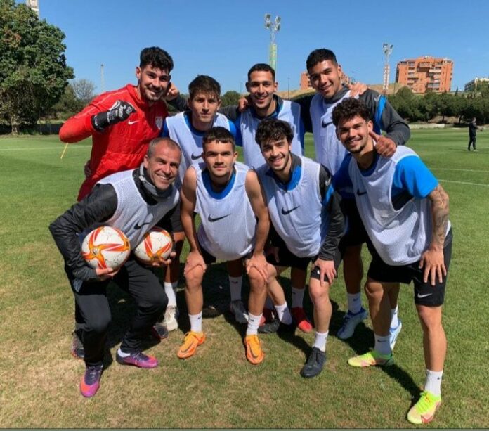 Santos, Mati, Bilal, Loren, Álex Rico, Javi Parada y Juanmita trabajan en el Viso con un invitado 'especial' Duda