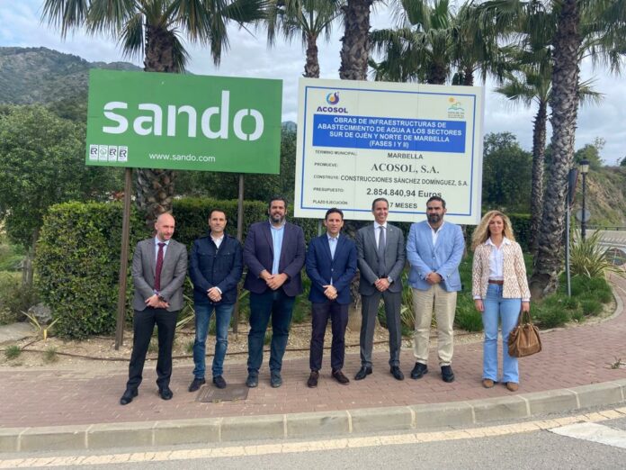 Acosol comienza otra fase de las obras de Infraestructuras Generales de Abastecimiento a los Sectores Sur de Ojén y Norte de Marbella